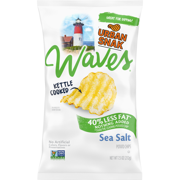 Waves Less Fat Sea Salt